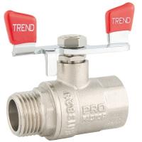 Кран шаровый 1/2" вн/нар (бабочка) TREND PROFactor (PF FBV 903)