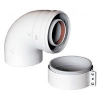 Дымоход угол коаксиальный 90°, F60/100, А-002 Arderia (2601112) Дымоход угол коаксиальный 90°, F60/100, А-002 Arderia (2601112)