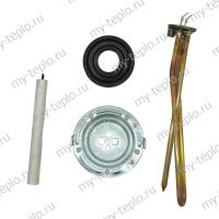 ТЭН 1,0 кВт правый для водонагревателя Ariston ARI FLAT POWER 50-100, комплект (tenkoPARIFLATPW)