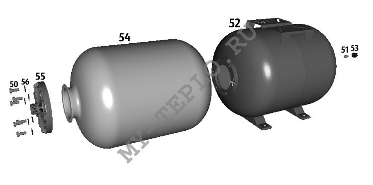 запчасти Джамбо 70/50 Н-50 для насосной станции