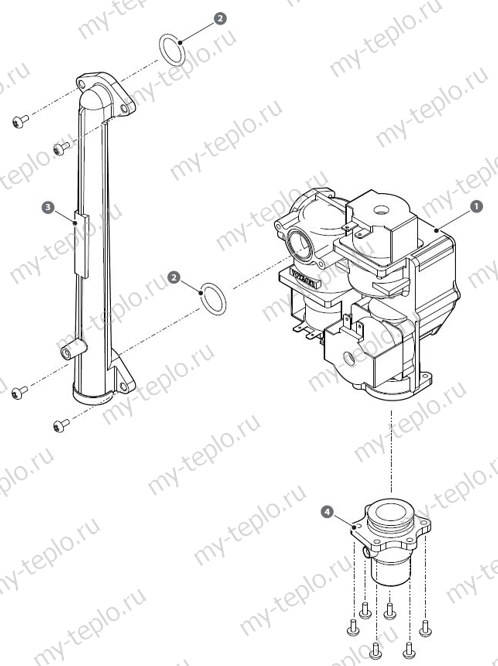 трансформатор розжига Navien Deluxe 30K