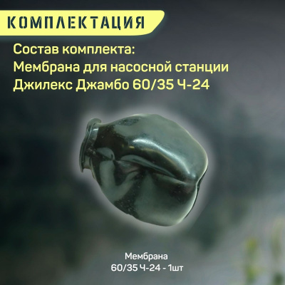 Мембрана для насосной станции Джилекс Джамбо 60/35 Ч-24 (membrNS6035ch24)